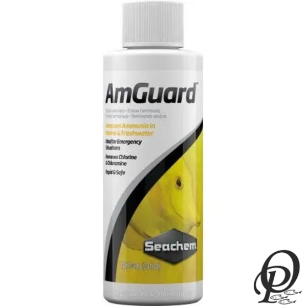 AMGUARD (Eliminador de Amonios) - Acondicionador de agua dulce y acuario marino Seachem