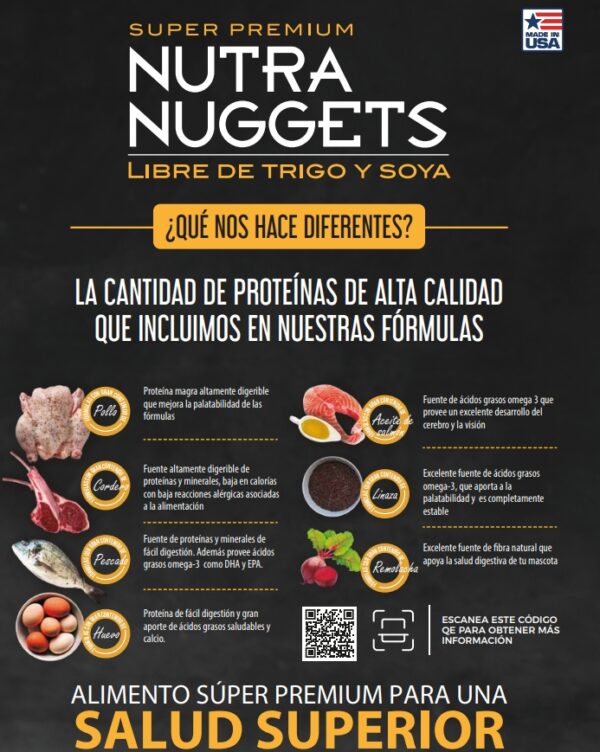 Nutra Nuggets Lamb Meal & Rice - Concentrado para perros Adultos - Imagen 4