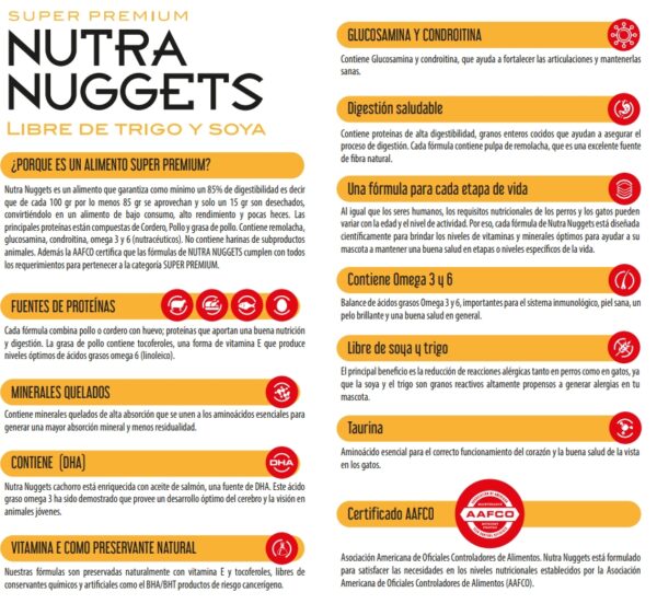 Nutra Nuggets Lamb Meal & Rice - Concentrado para perros Adultos - Imagen 2