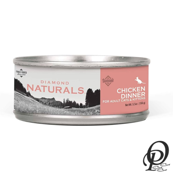 DIAMOND NATURALS CHICKEN DINNER CAT – LATA DE POLLO PARA GATOS ADULTOS (5.5 OZ)