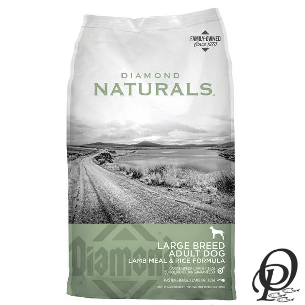 Diamond Naturals Lamb  Meal And Rice Adult - Fórmula De Harina De Cordero Y Arroz Para Perros Adultos De Razas Grandes