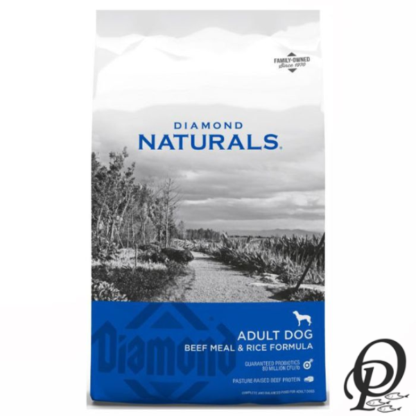 Diamond Naturals Adult Dog Beef Meal & Rice Formula - Fórmula De Harina De Carne De Res Y Arroz Para Perros Adultos
