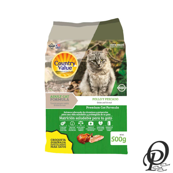 COUNTRY VALUE GATOS – ALIMENTO SECO PREMIUM PARA GATOS ADULTOS