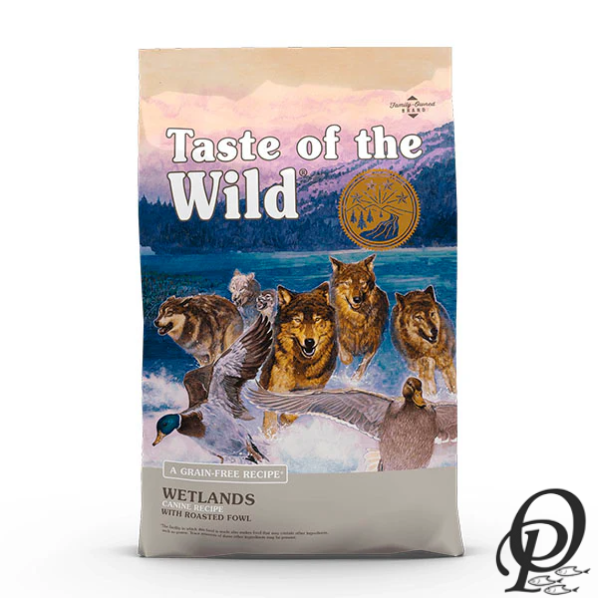 TASTE OF THE WILD WETLANDS – FÓRMULA PARA PERROS ADULTOS CON PATO, CODORNIZ ASADA Y PAVO AHUMADO