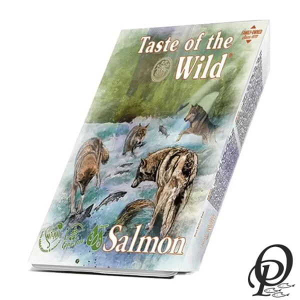 TASTE OF THE WILD PACIFIC STREAM – ALIMENTO HÚMEDO PARA PERROS ADULTOS CON SALMÓN Y SALMÓN AHUMADO (BANDEJA 390 G)