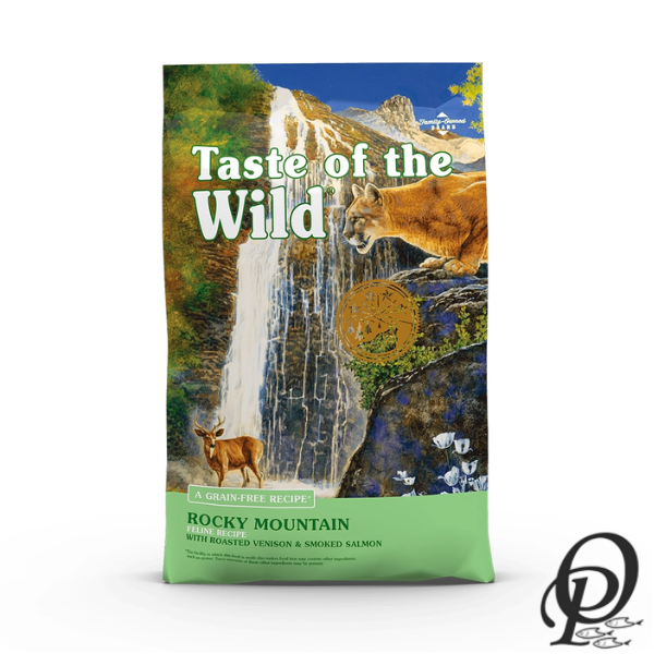 TASTE OF THE WILD ROCKY MOUNTAIN – ALIMENTO SECO PARA GATOS CON VENADO ASADO Y SALMÓN AHUMADO