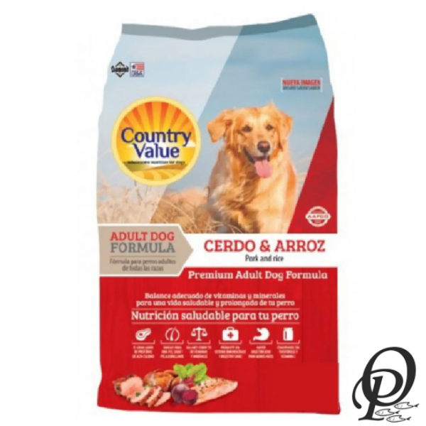 COUNTRY VALUE ADULTOS – ALIMENTO SECO PREMIUM PARA PERROS ADULTOS