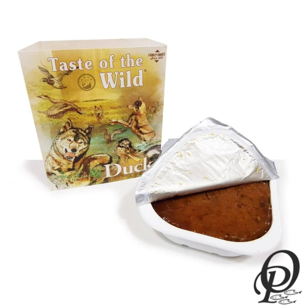 TASTE OF THE WILD WETLANDS – ALIMENTO HÚMEDO PARA PERROS ADULTOS CON PATO, CODORNIZ ASADA Y PAVO AHUMADO (BANDEJA 390 G)