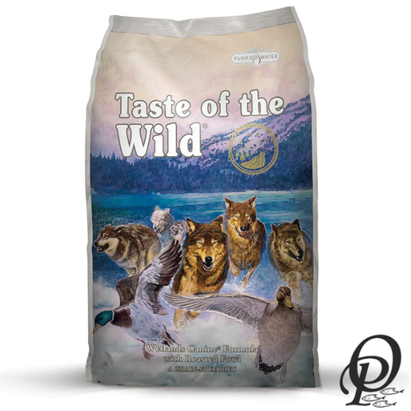 TASTE OF THE WILD WETLANDS – FORMULA CON PATO Y CORDORNIZ ASADA Y PAVO AHUMADO